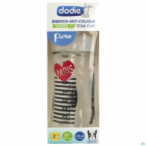Biberon Dodie Verre 270 ml Anti-Colique Tétine Plate – Paris